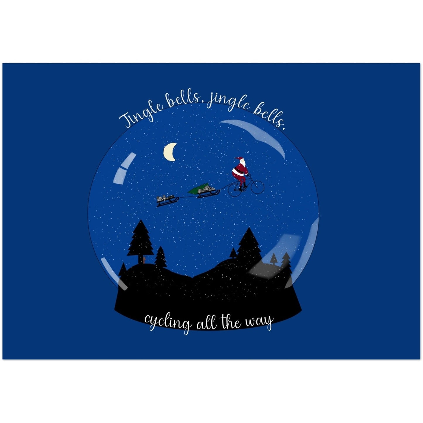 Cycling all the way | 10 Christmas cards - veloQ