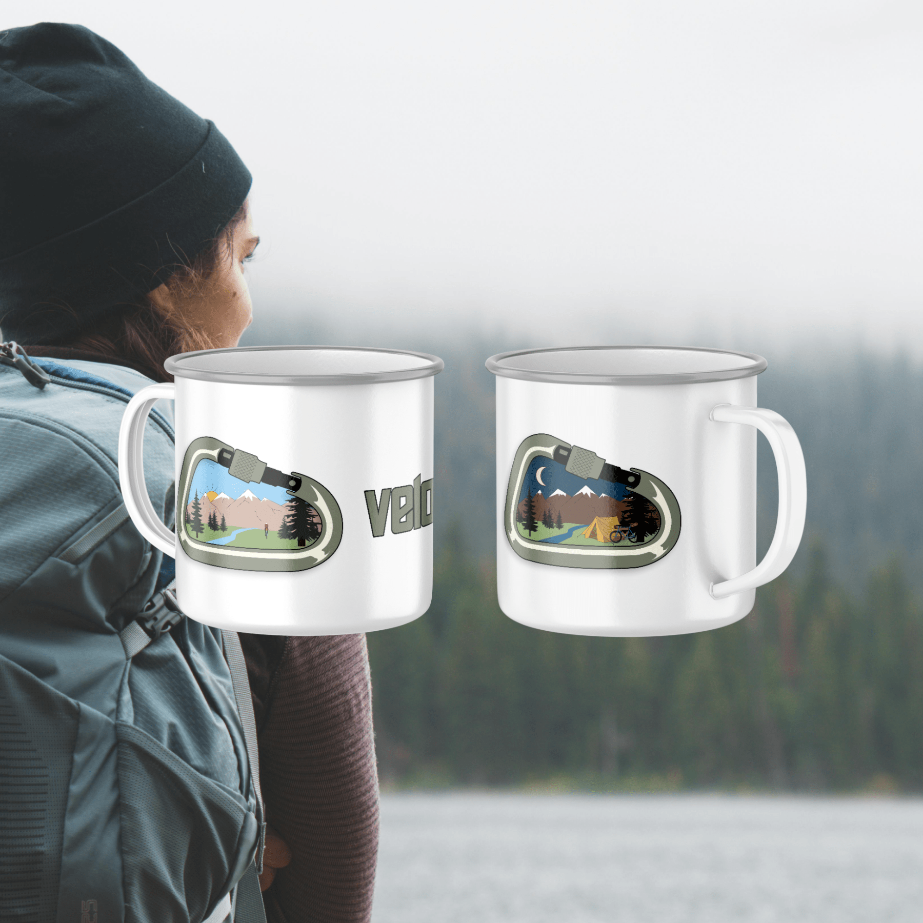 Carabiner Mug - veloQ